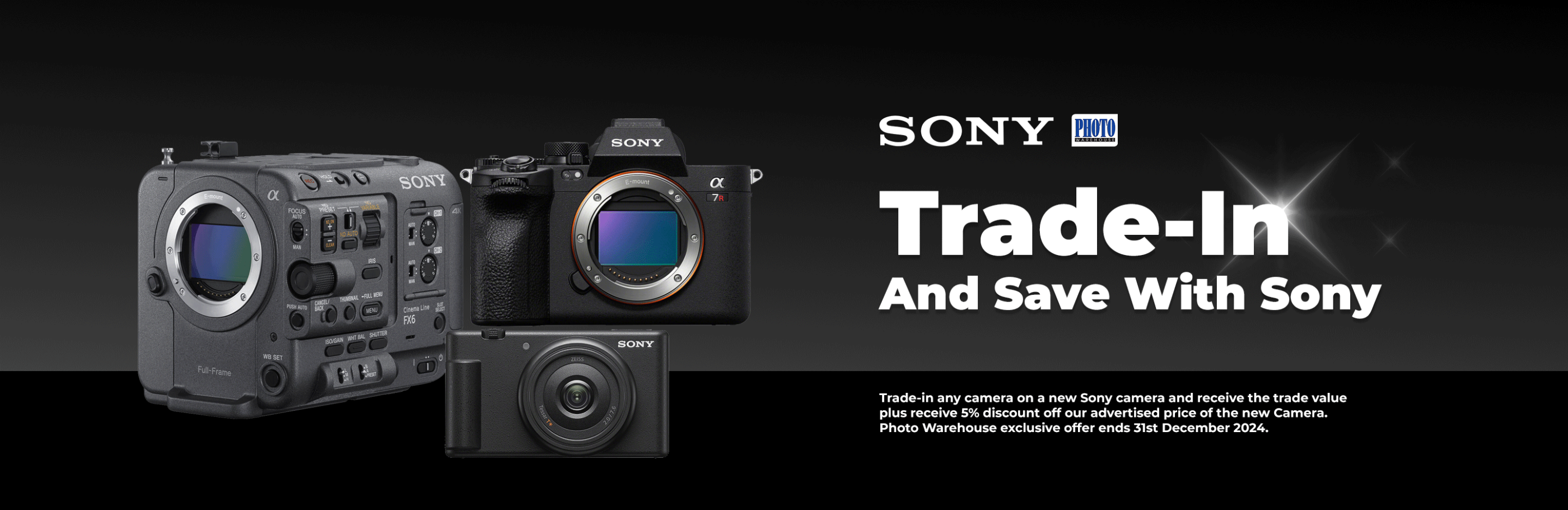 Trade in and Save with Sony