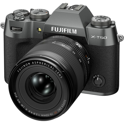 1022700_E.jpg - FUJIFILM X-T50 Mirrorless Camera + XF 16-50mm f/2.8-4.8 Lens (Charcoal Silver)