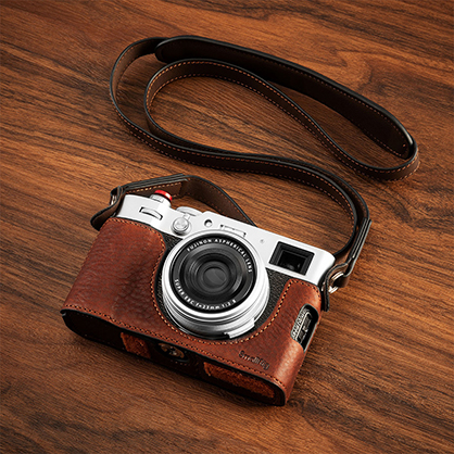 SmallRig Leather Half Case Kit for FUJIFILM X100VI (Brown) 4699