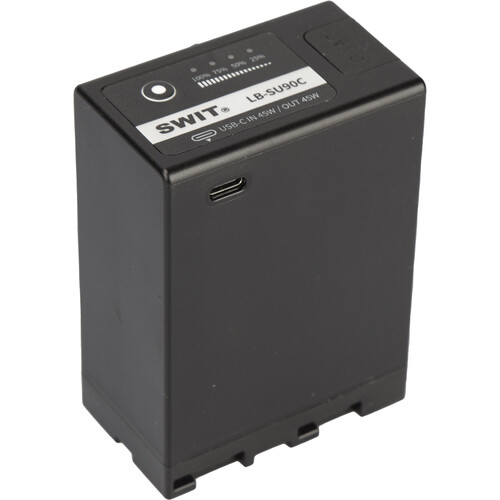 1023510_B.jpg - SWIT 90Wh/14.4V Sony BP-U Series Battery with D-Tap and USB-C I/O