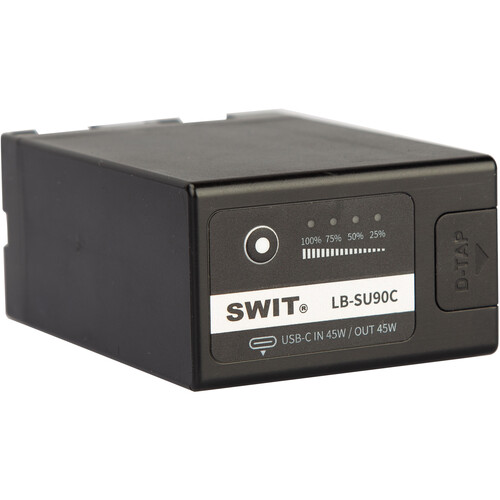 1023510_C.jpg - SWIT 90Wh/14.4V Sony BP-U Series Battery with D-Tap and USB-C I/O