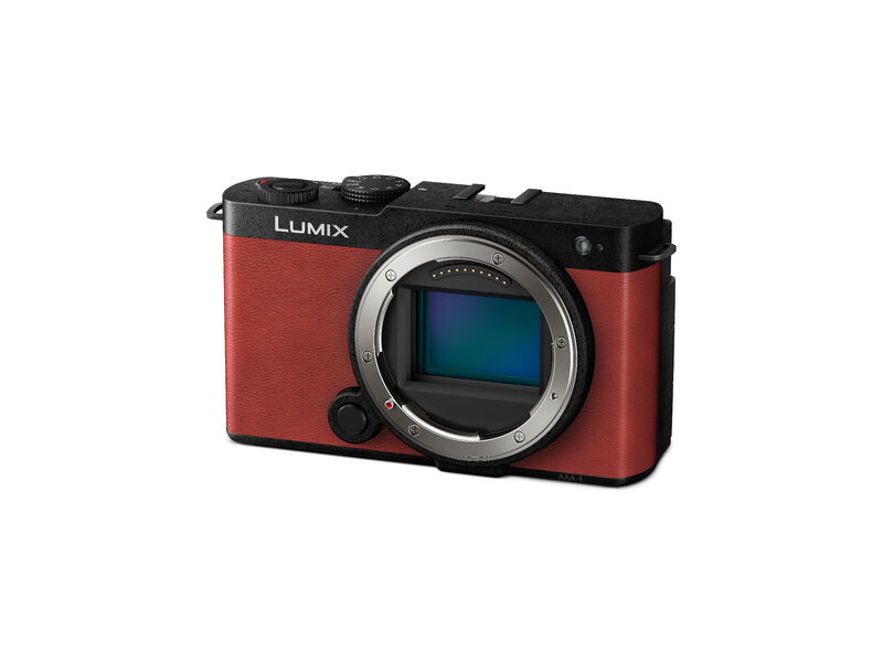 1022721_D.jpg - Panasonic Lumix S9 Mirrorless Camera Body Only - Crimson Red