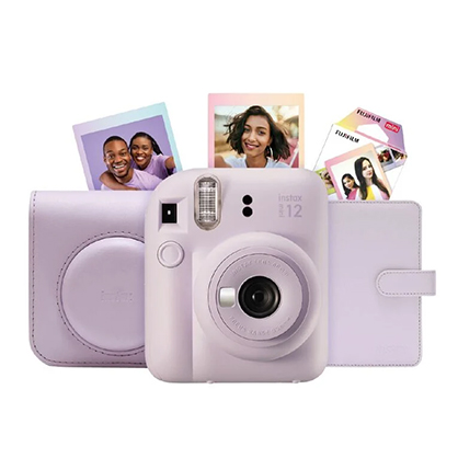 Fujifilm Instax Mini 12 Gift Pack Purple Ltd Ed