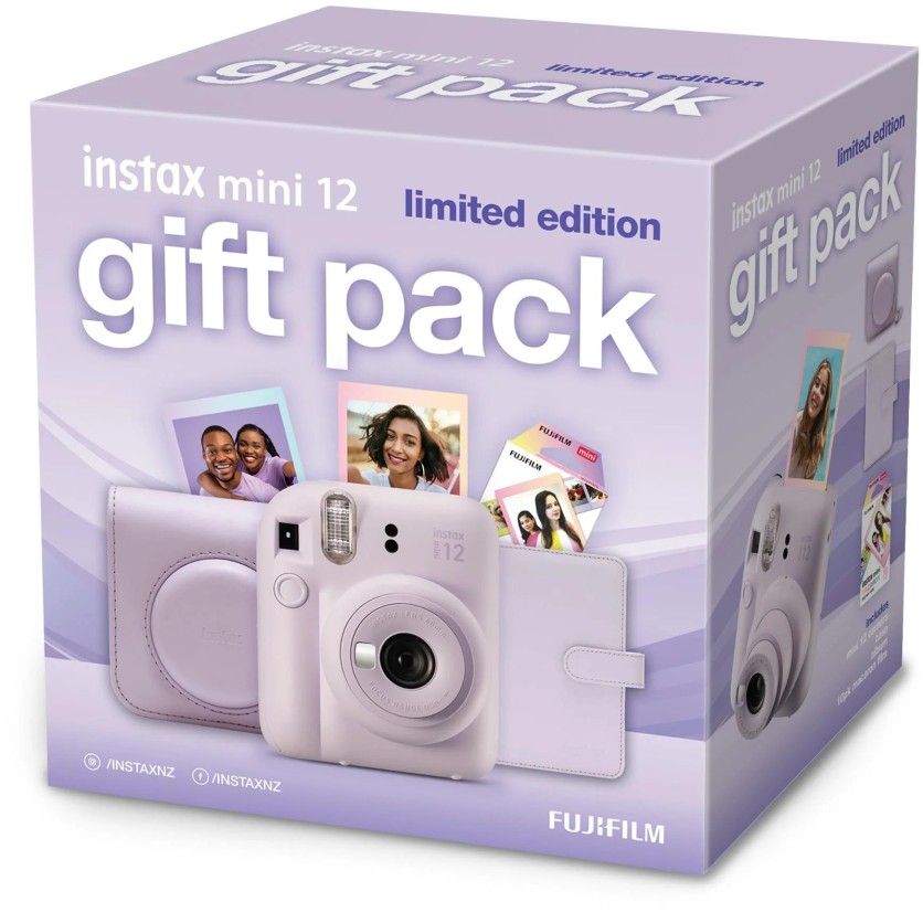 Instax Mini 12 Instant Film Camera - Lilac Purple (Mid 2024 Limited Edition Gift