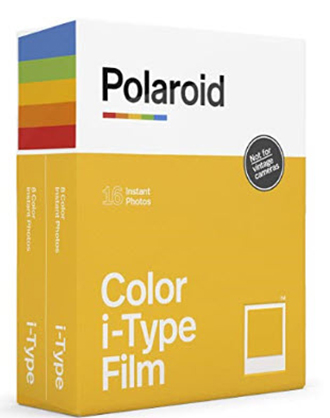Funda Polaroid Now - White & Yellow