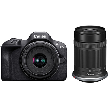 Canon EOS R100  with 18-45mm and 55-210mm Kit  + $150 Gift Voucher