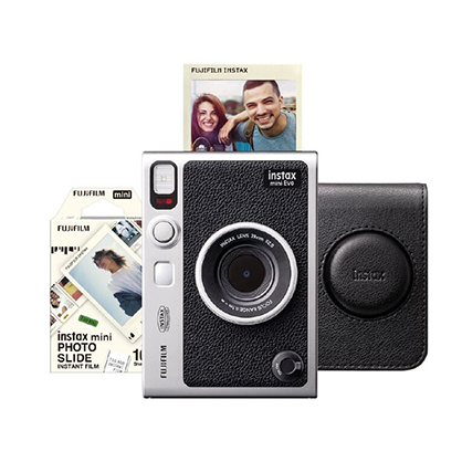 Instax Mini Evo Instant Film Camera - Black (2024 Limited Edition Gift Pack)