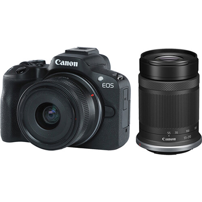Canon EOS R50 18-45 + 55-210 Kit + $100 Gift Voucher