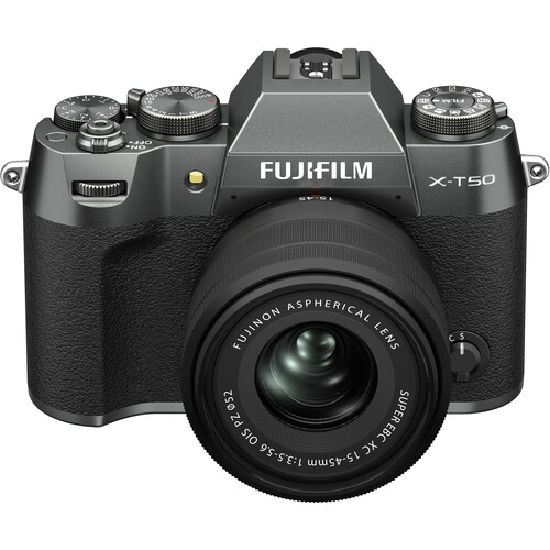 1022703_E.jpg - FUJIFILM X-T50 Mirrorless Camera with 15-45mm f/3.5-5.6 Lens (Charcoal Silver)