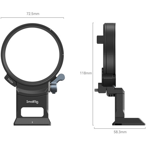 1023903_A.jpg - SmallRig Horizontal-to-Vertical Mounting Plate for Sony A7C II and A7CR 4424