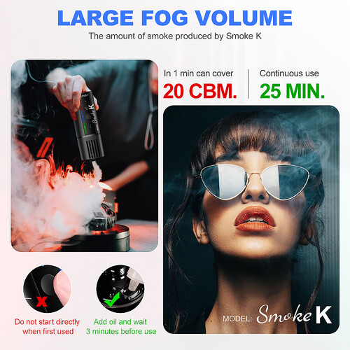 1023923_B.jpg - LENSGO Smoke K All-in-One Handheld Mini Fog Machine (30W)