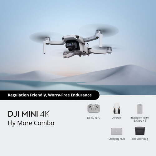 1023905_B.jpg - DJI Mini 4K Drone Fly More Combo