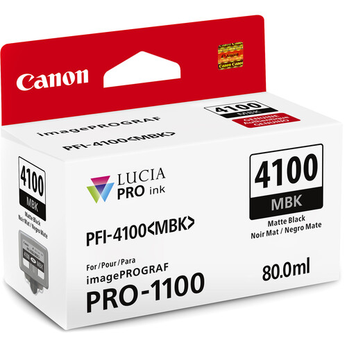 Canon PFI-4100 Matte Black Pigment Ink Tank (80mL)