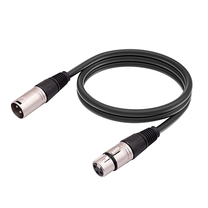 Camera Armour XLR M to XLR F Microphone Cable 1m