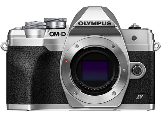 Olympus E-M10 Mark IV Camera Body Only Silver+$50 Cashback