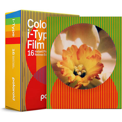 Polaroid Colour I-Type Film Retinex Edition Round Frame Double Pack (16 Photo