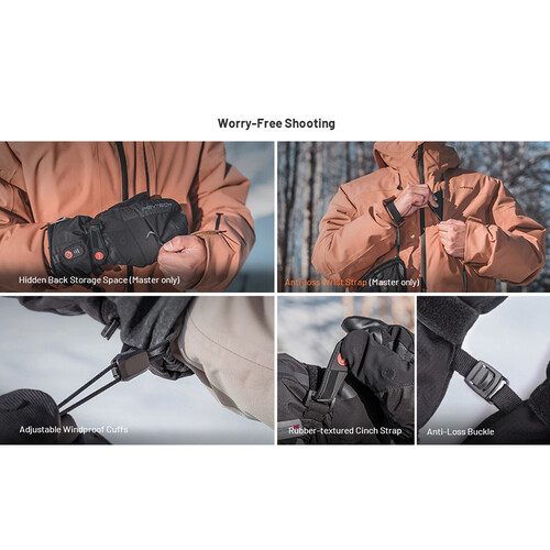 1022739_B.jpg - PGYTECH Master Photography Gloves (Medium)