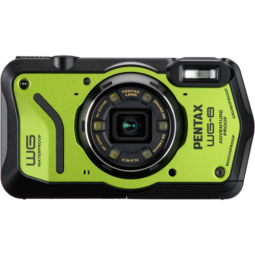 PENTAX WG-8 Digital Camera (Green)