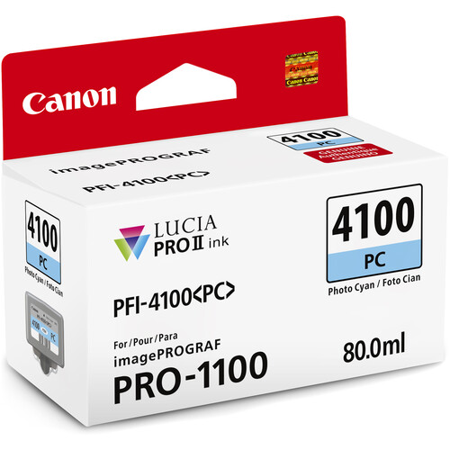 Canon PFI-4100 Photo Cyan Pigment Ink Tank (80mL)