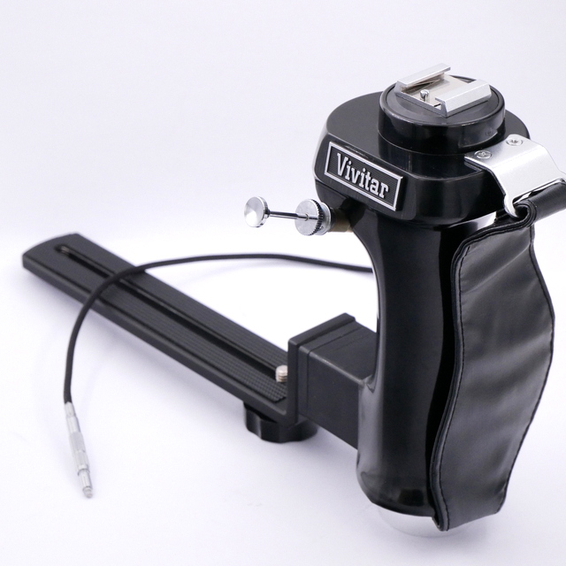 Vivitar Flash Bracket with Mechanical Cable release