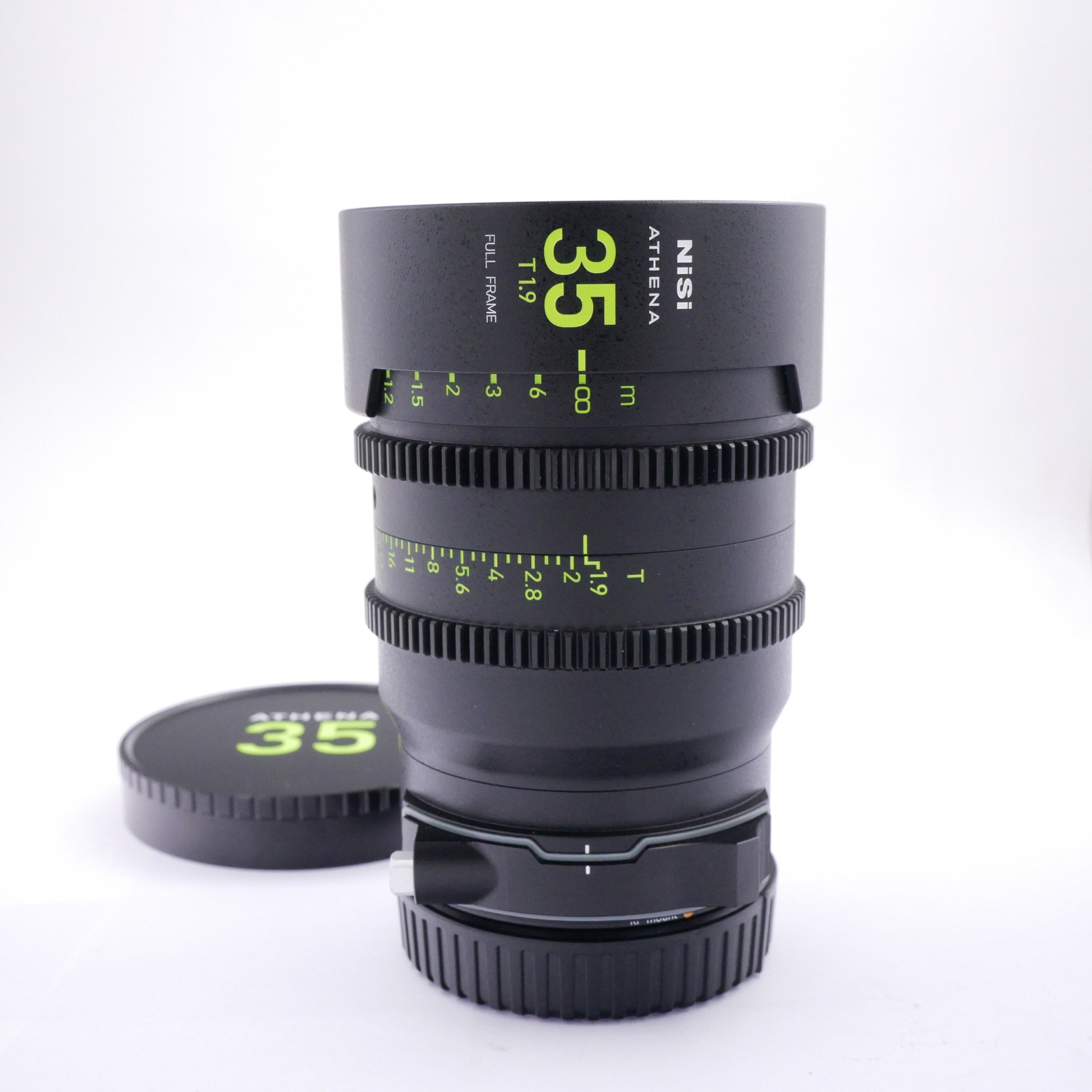 Nisi Athena MF 35mm T/1.9 Full Frame Cine Lens in Canon RF Mount 