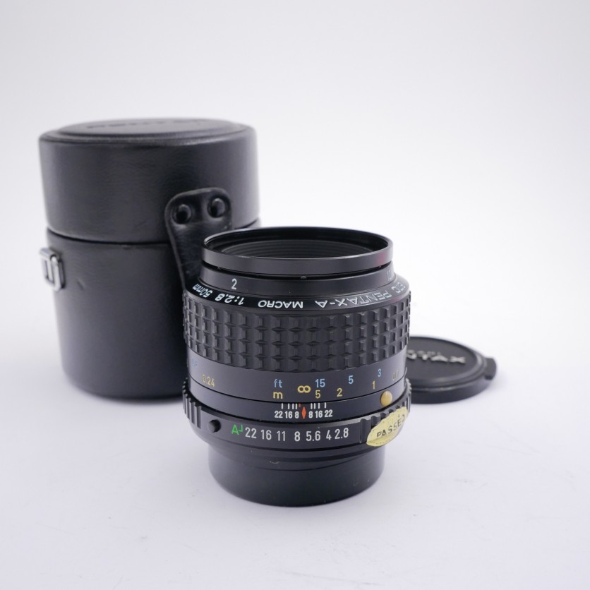 Pentax MF 50mm F/2.8 SMC A Macro Lens in K Mount