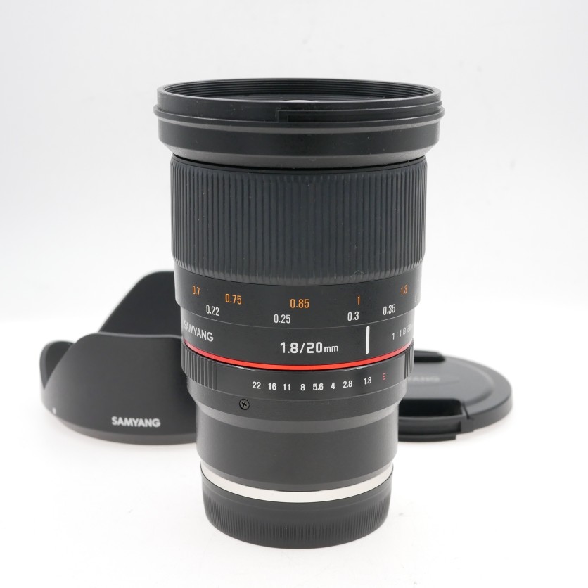 Samyang MF 20mm F1.8 ED AS UMC Lens for Sony FE-Mount (was $525)