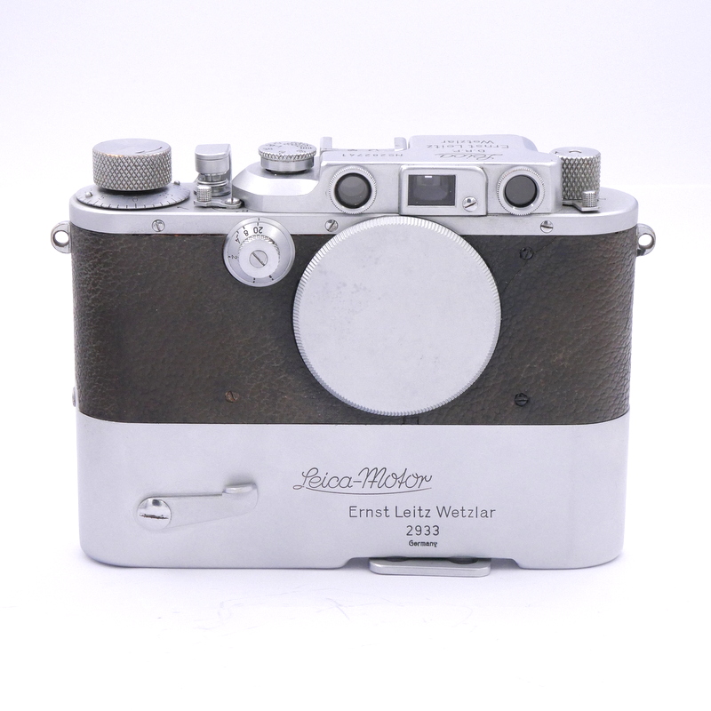 Leica IIIB Body with rare working Leica Motor (Mooly)