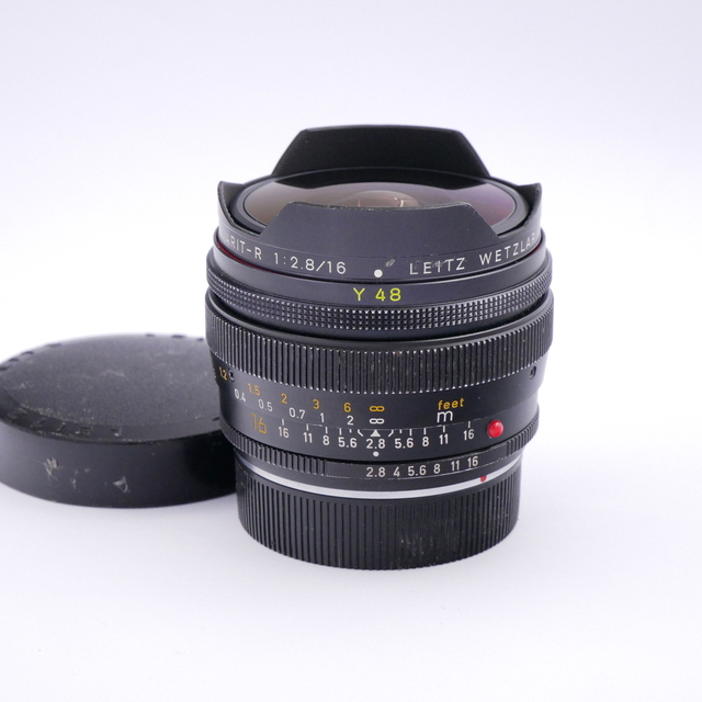 Leica MF 16mm F/2.8 Elmarit-R Fisheye Lens